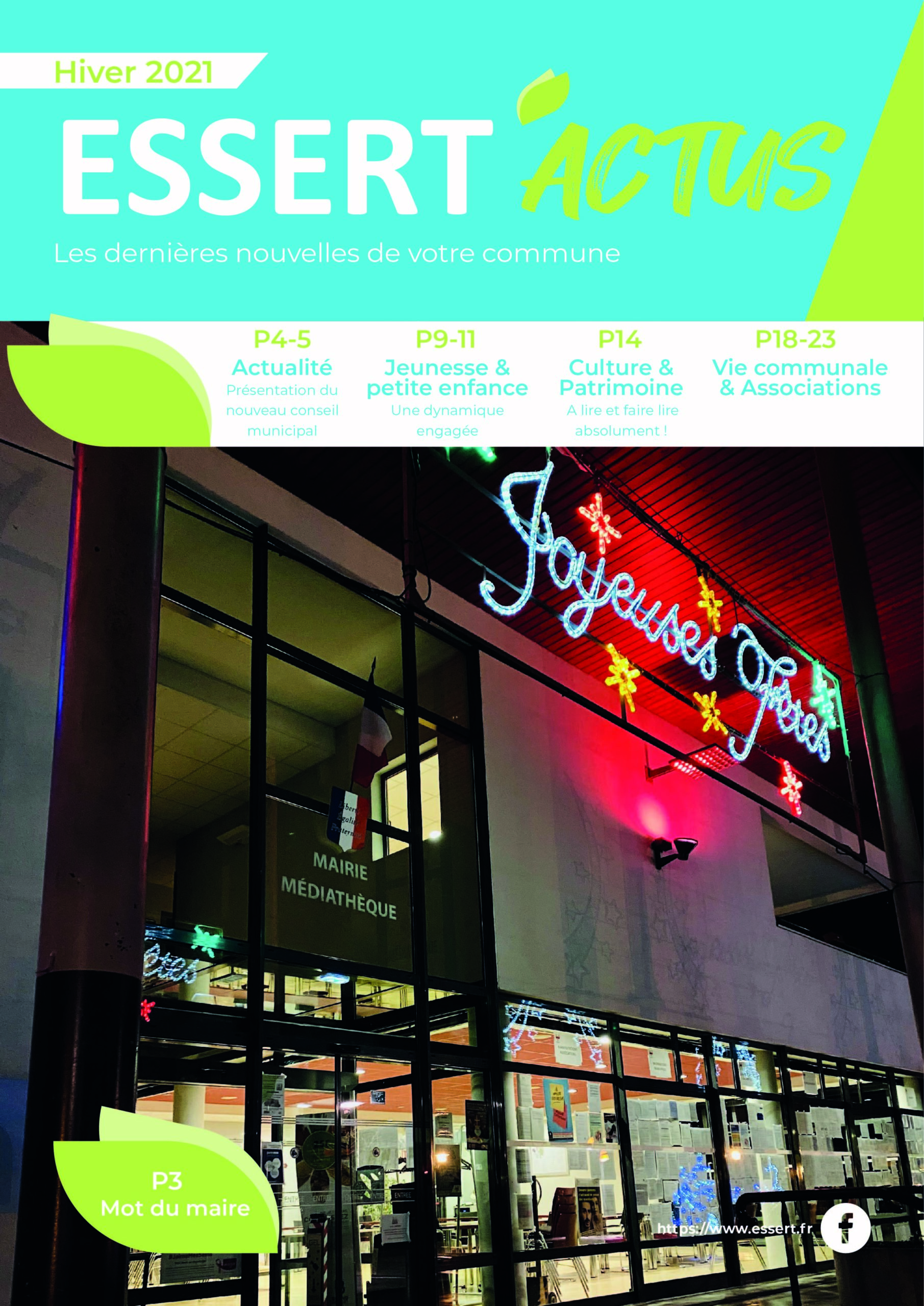 Essert’actus Hiver 2021 est en ligne essert